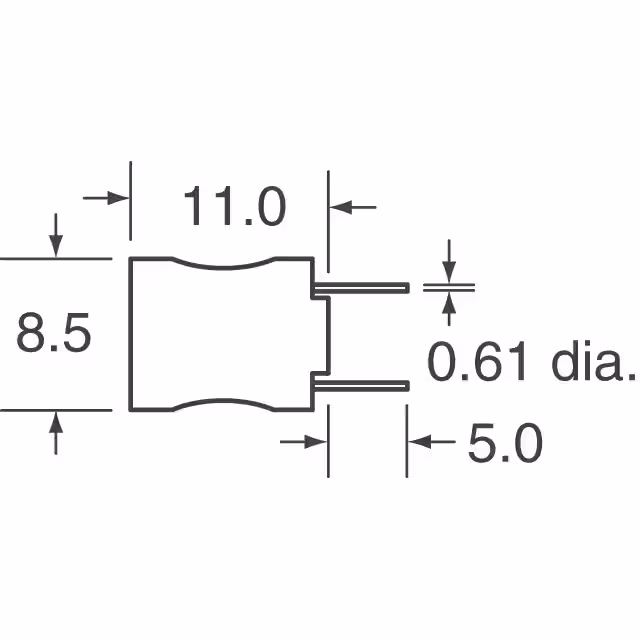 RL822-4R7K-RC Bourns Inc.  Inducteurs fixes